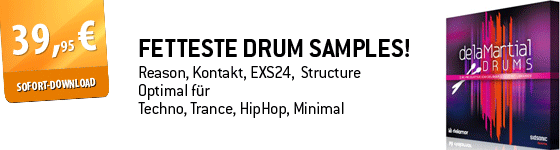 Professionelle Drum Samples - delaMartial Drums
